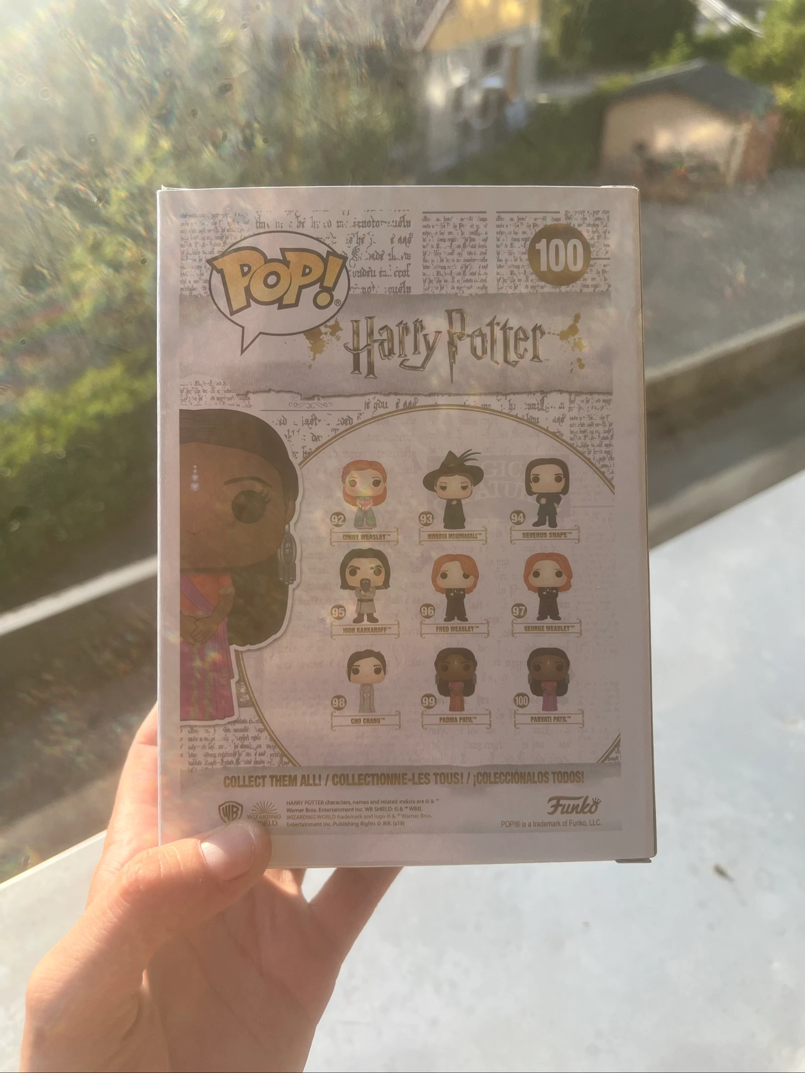 Figurine Funko Pop Parvati Patil (#100 – Harry Potter) – photo 3